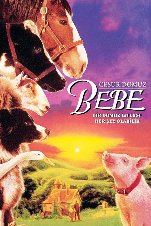 Cesur Domuz Bebe afişi